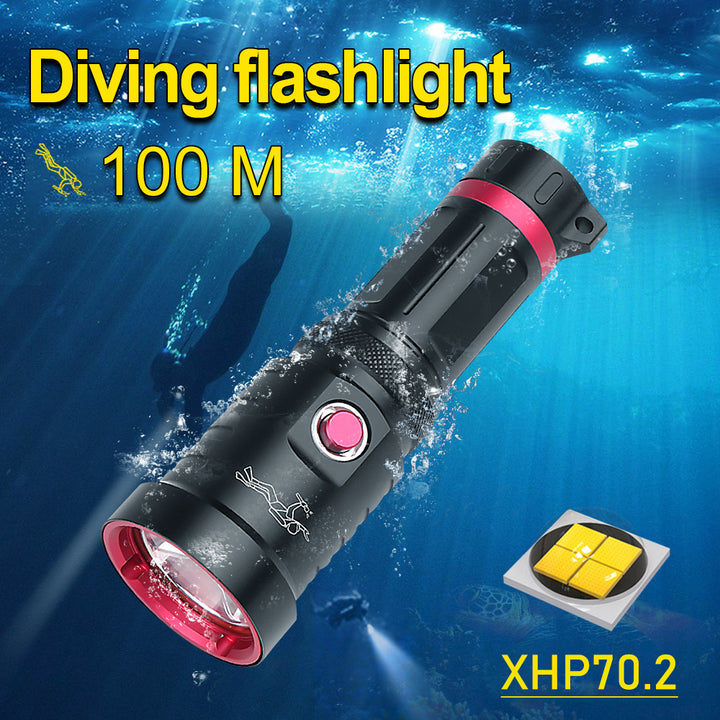 Rechargeable Diving Flashlight- 100m