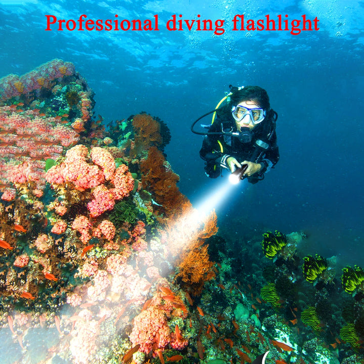 Rechargeable Diving Flashlight- 100m