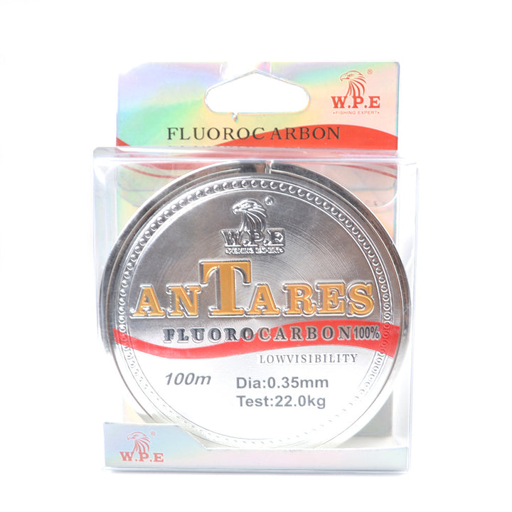 Antares Fluorocarbon Fishing Line- Clear, 100m, various diameters