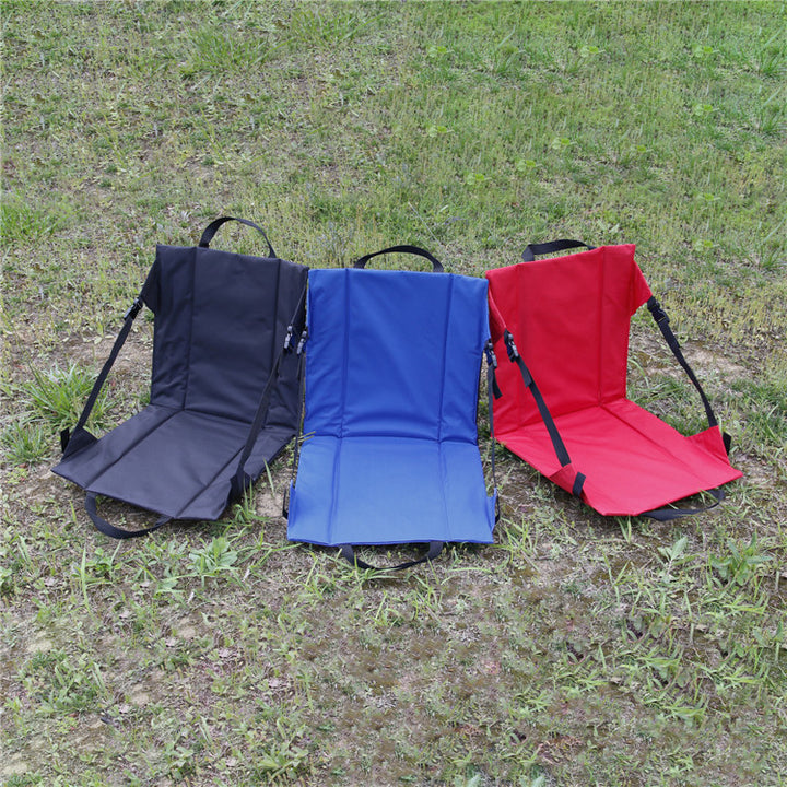 Foldable Stadium Seat Cushion- Black, Blue, or Red