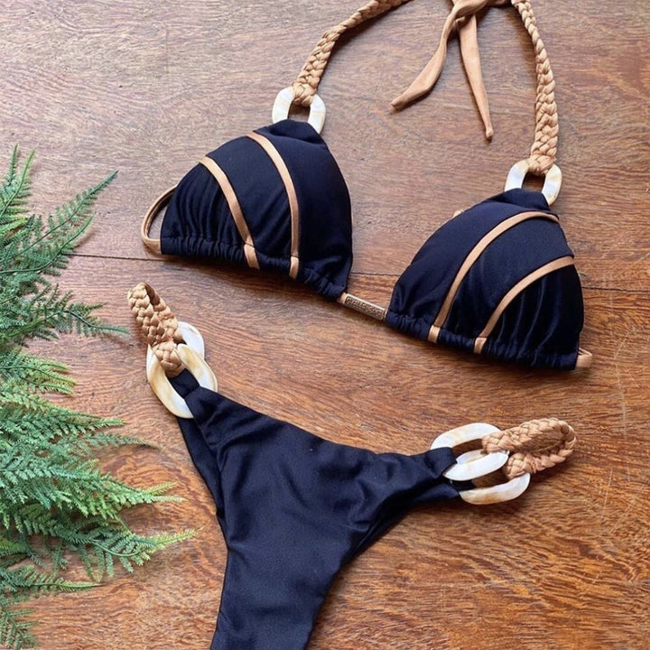 Split hard bikini