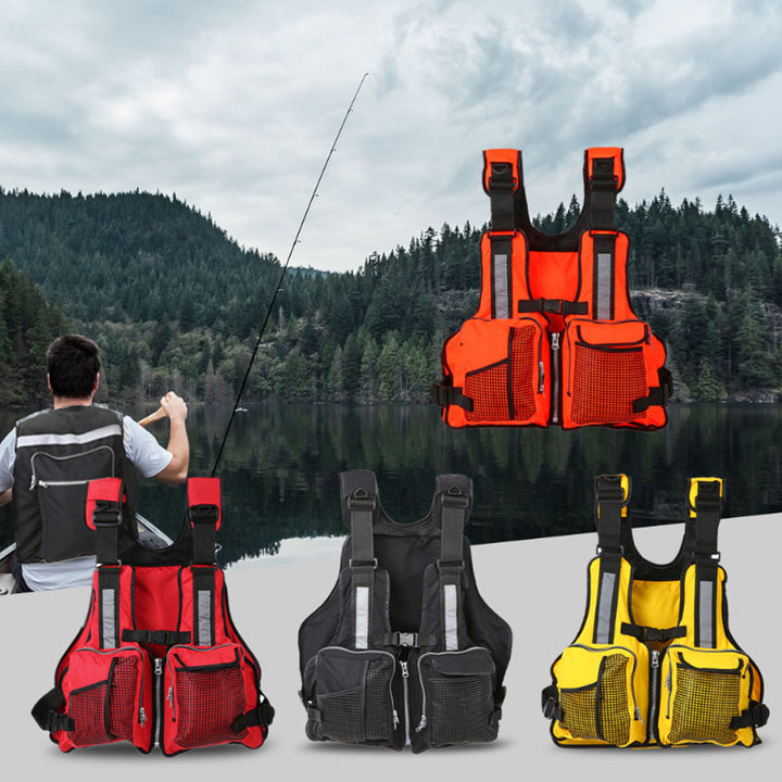 Fishing Vest- Red, Yellow, or Black