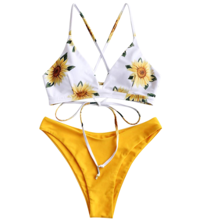 Daisy Print Bikini