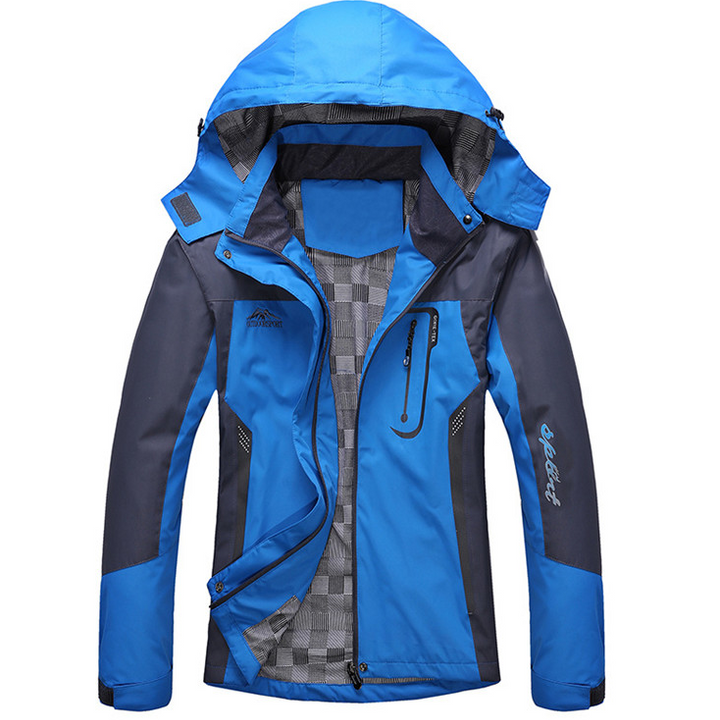 Thin Hooded Lined Hiking Jacket- various colors