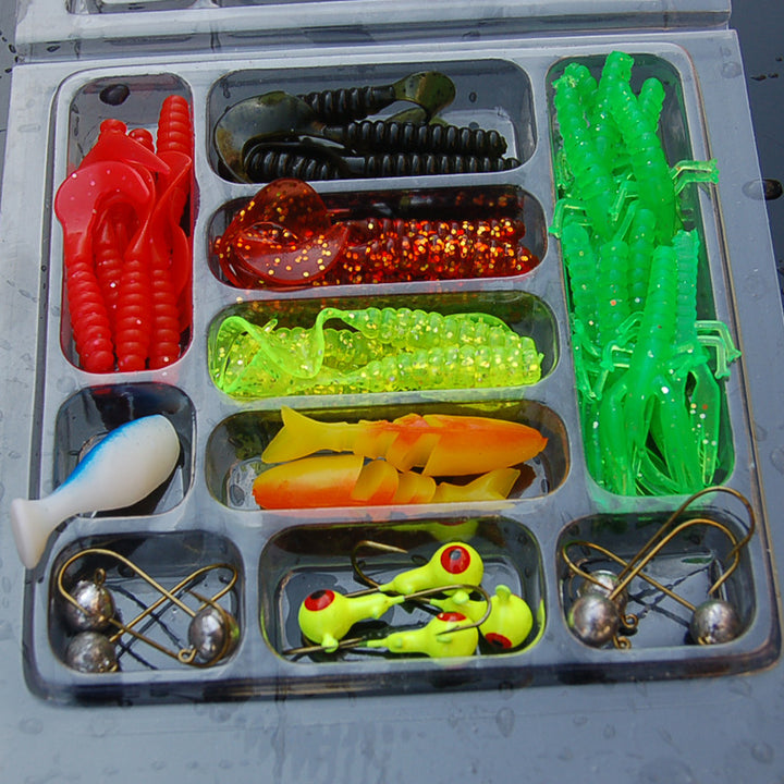 35 Soft Bait 10 Small Lead Kit