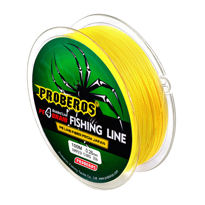 Proberos PE4 Fishing Braid- 100m- various sizes/colors