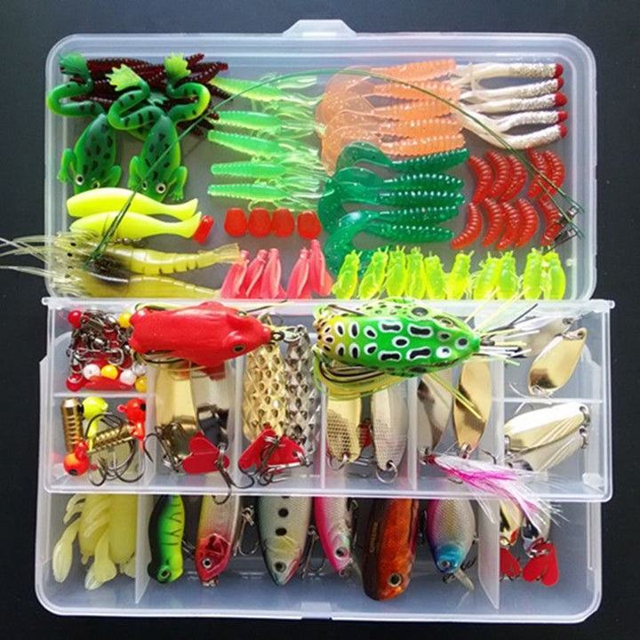 Assorted Fishing Lures w/ Case