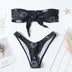 Mystic Sun Print Bikini- Black