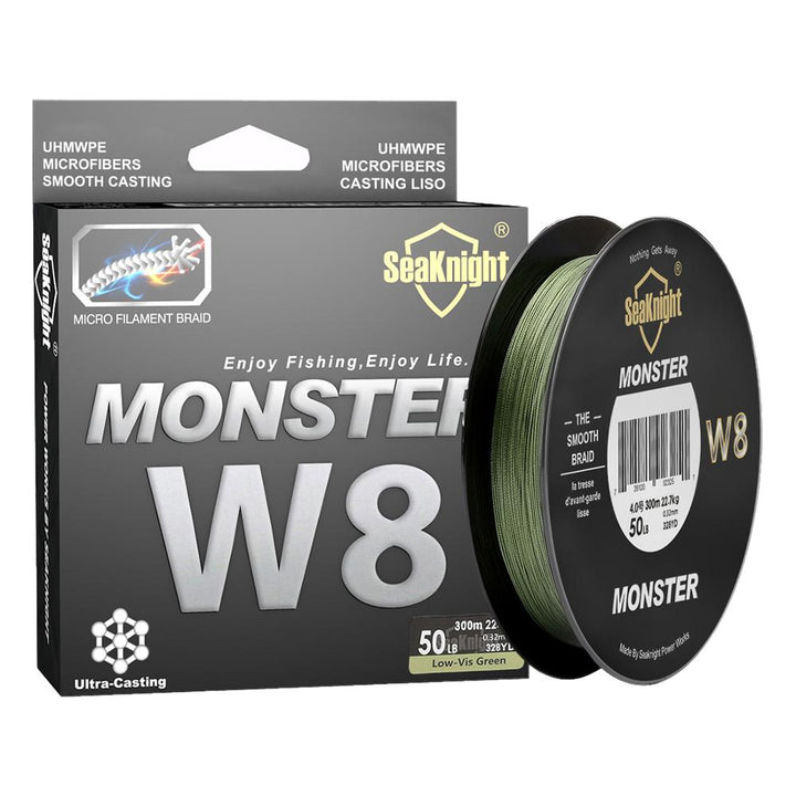 SeaKnight Monster W8 Fishing Braid- 300m- various colors