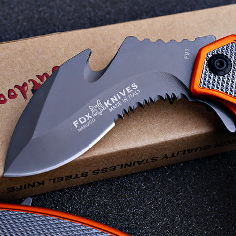 Stainless Steel Folding Camping Knife- 2 styles