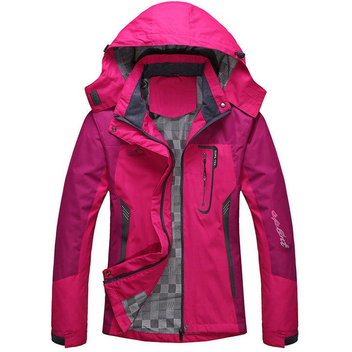 Thin Hooded Lined Hiking Jacket- various colors