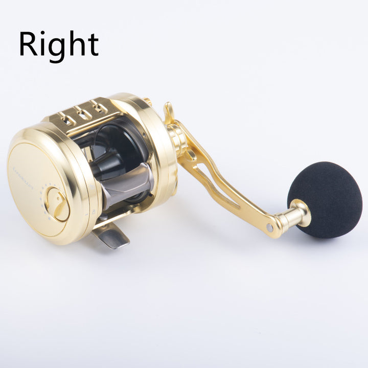 Lurekiller Black Rider 30 Jigging Reel- Gold or Purple, Right or Left