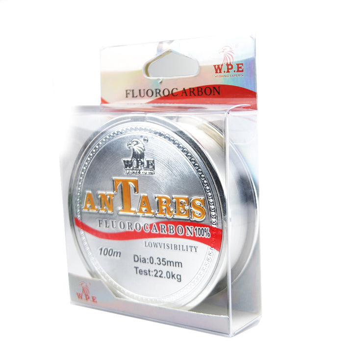 Antares Fluorocarbon Fishing Line- Clear, 100m, various diameters