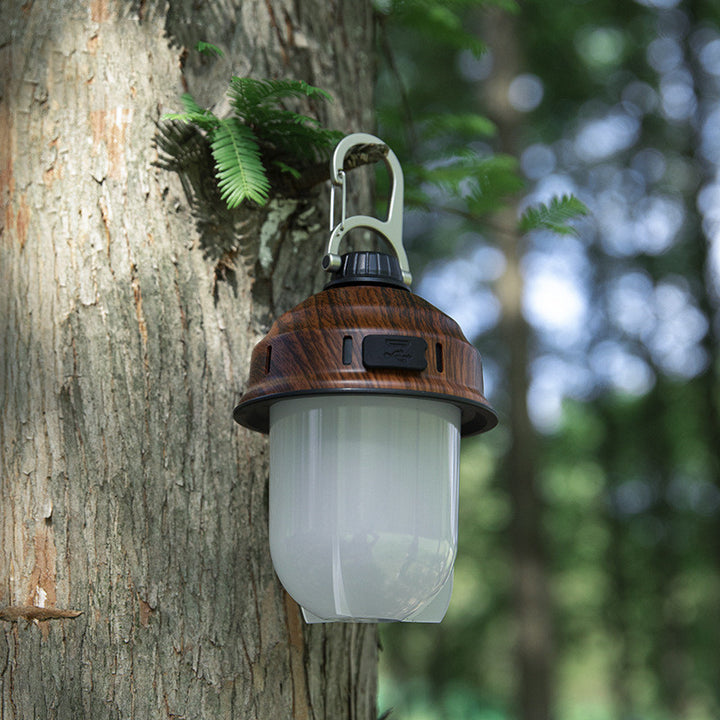 LED USB Rechargeable Camping Light- Bronze or Walnut