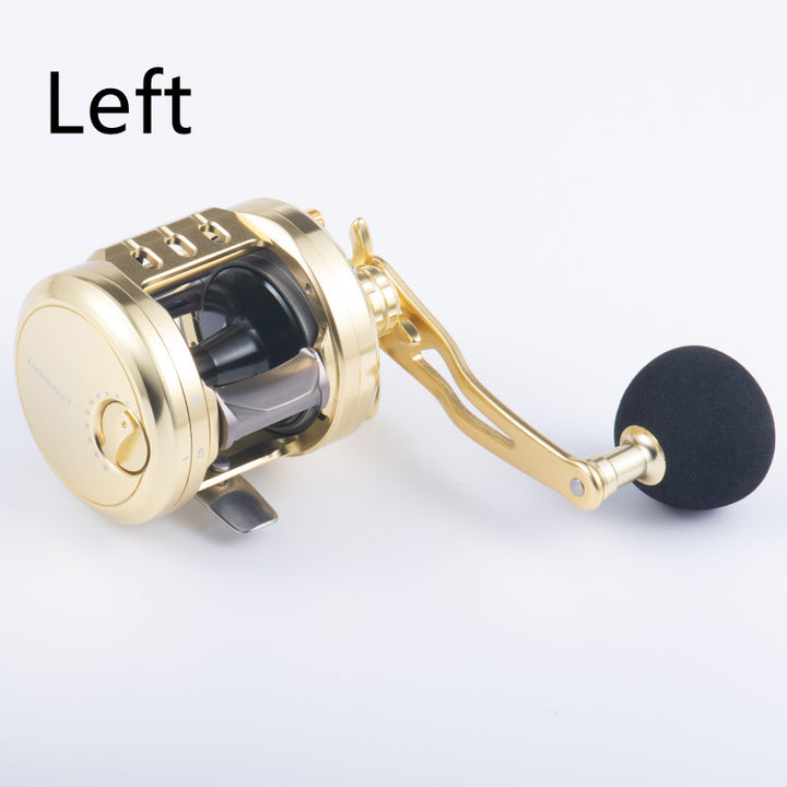 Lurekiller Black Rider 30 Jigging Reel- Gold or Purple, Right or Left