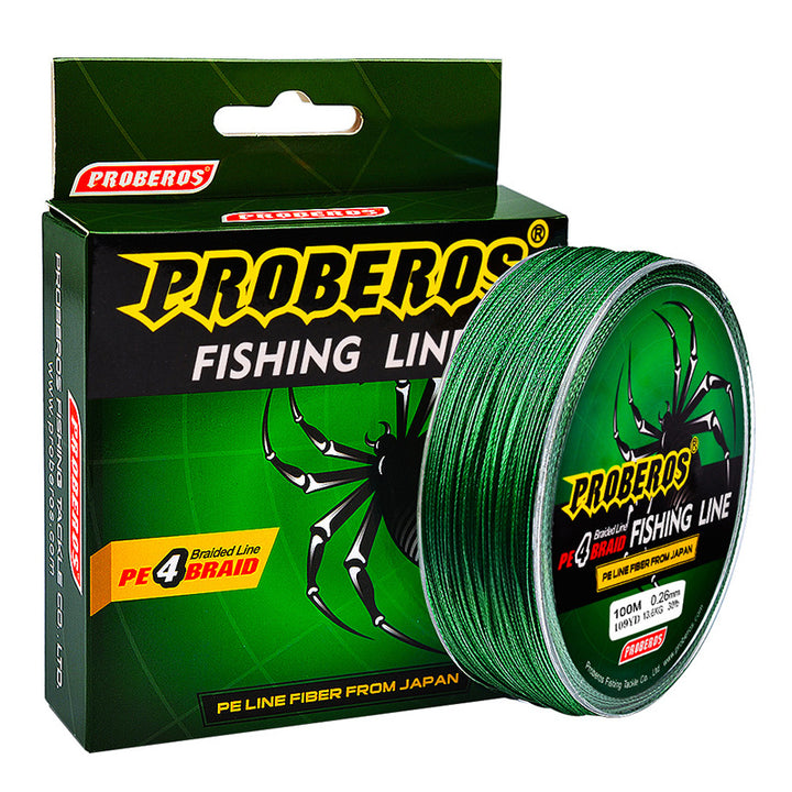 Proberos PE4 Fishing Braid- 100m- various sizes/colors