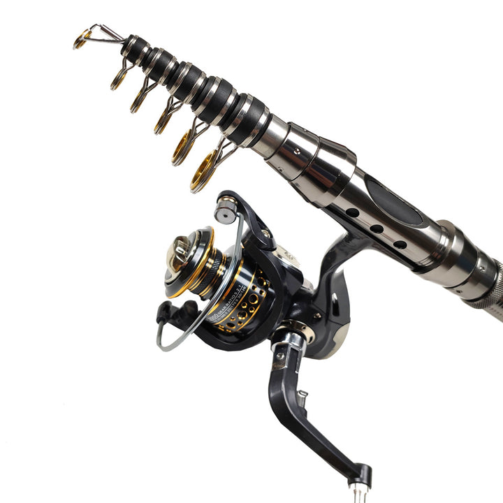 Spinning Reel w/ Telescopic Rod- various sizes