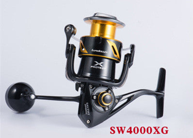 New High-speed All-metal Iron Plate Sea Fishing Spinning Reel