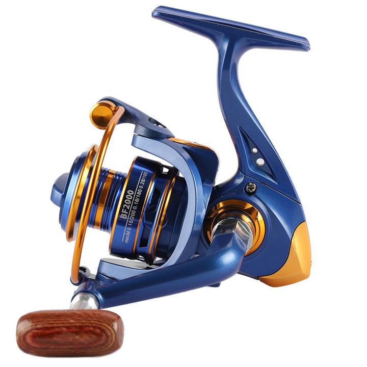 Billings Spinning Reel- Blue/Gold, various sizes