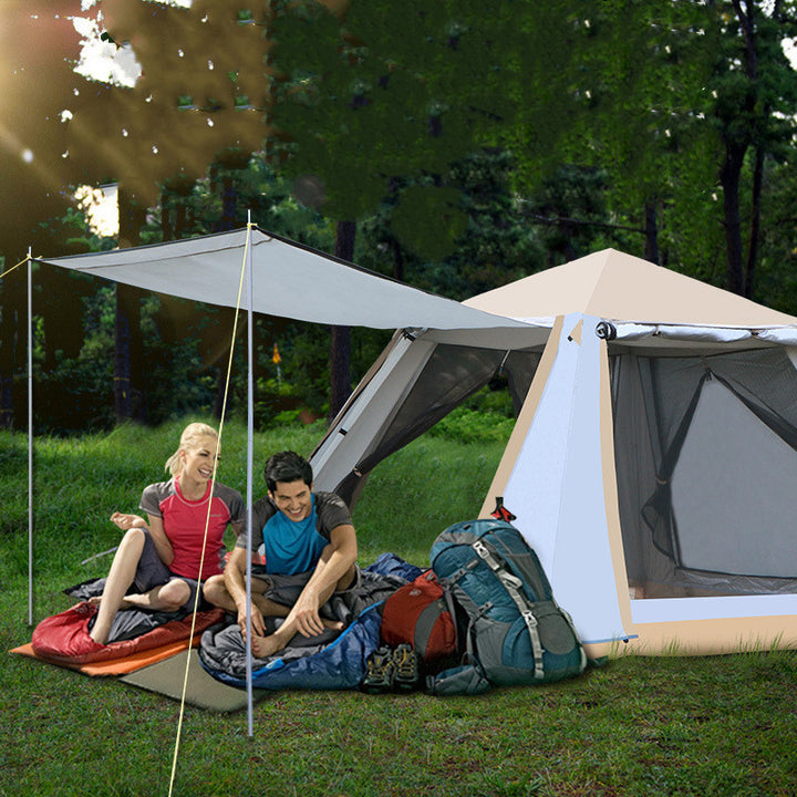 5 Person Double-layer Aluminum Pole Tent