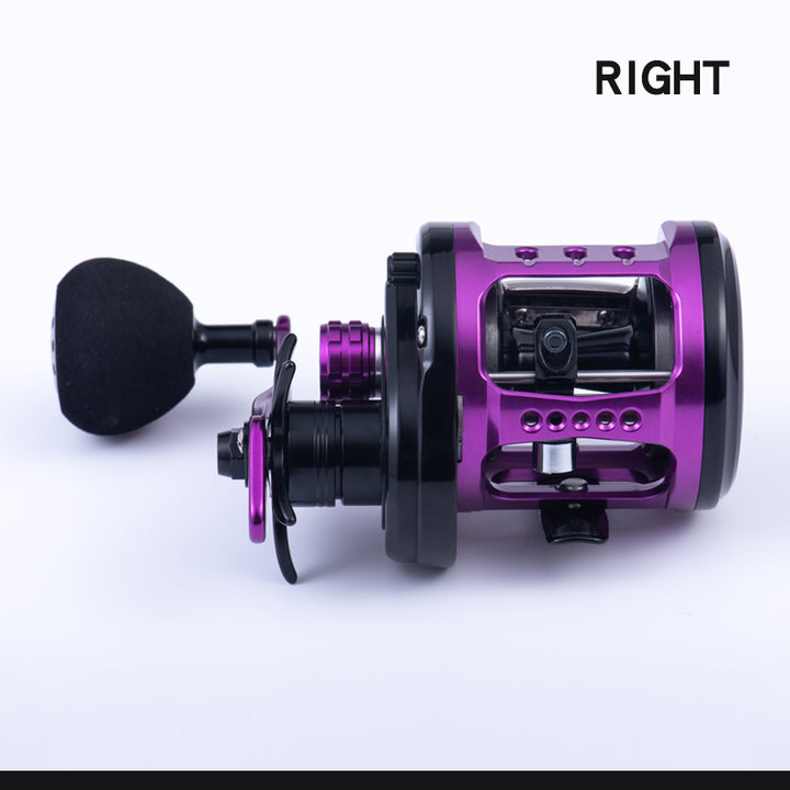 Lurekiller Black Rider 30 Jigging Reel- Gold or Purple, Right or Left