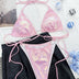 Love Swimsuit Triangle Bag Beach Split