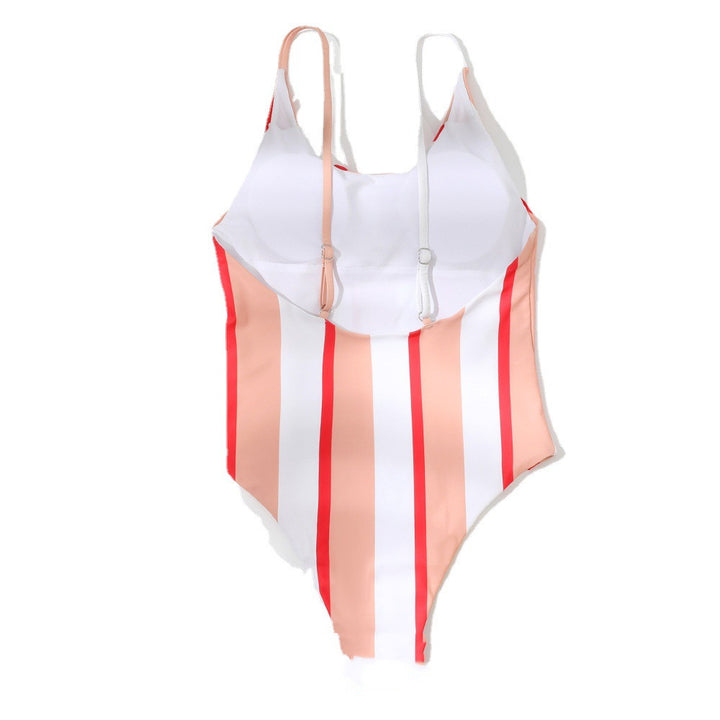 Women's Swimsuit- 1pc- Striped